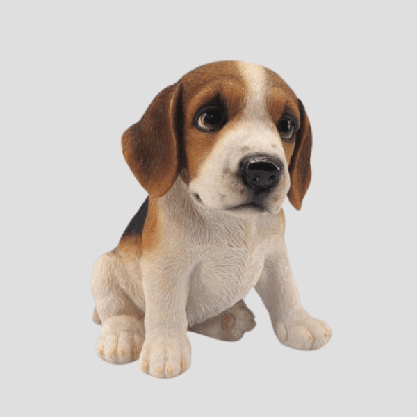 Tierno Beagle de resina
