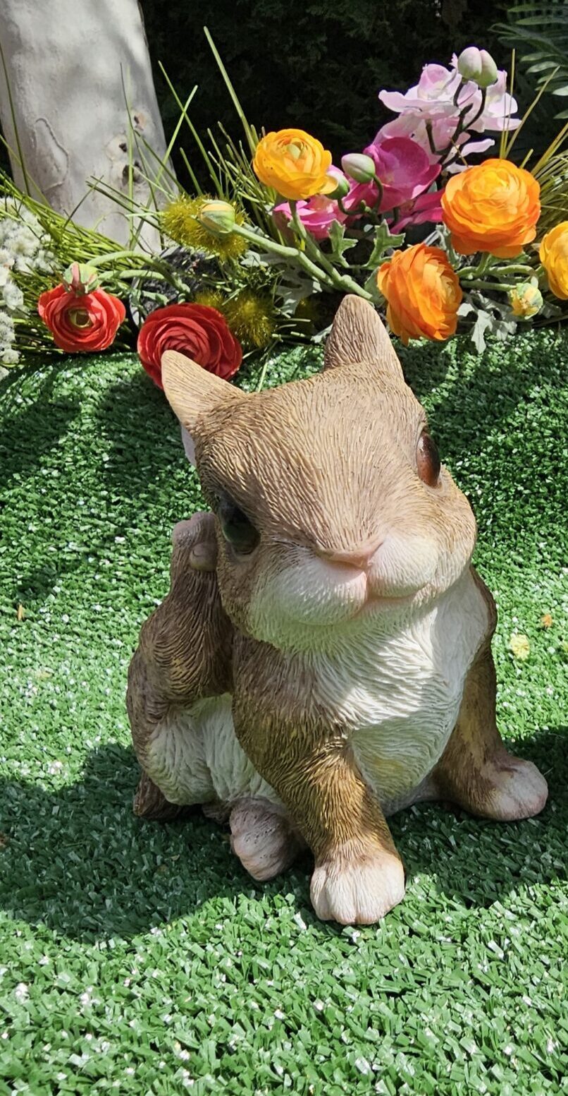 Tierno conejo de resina - Imagen 2