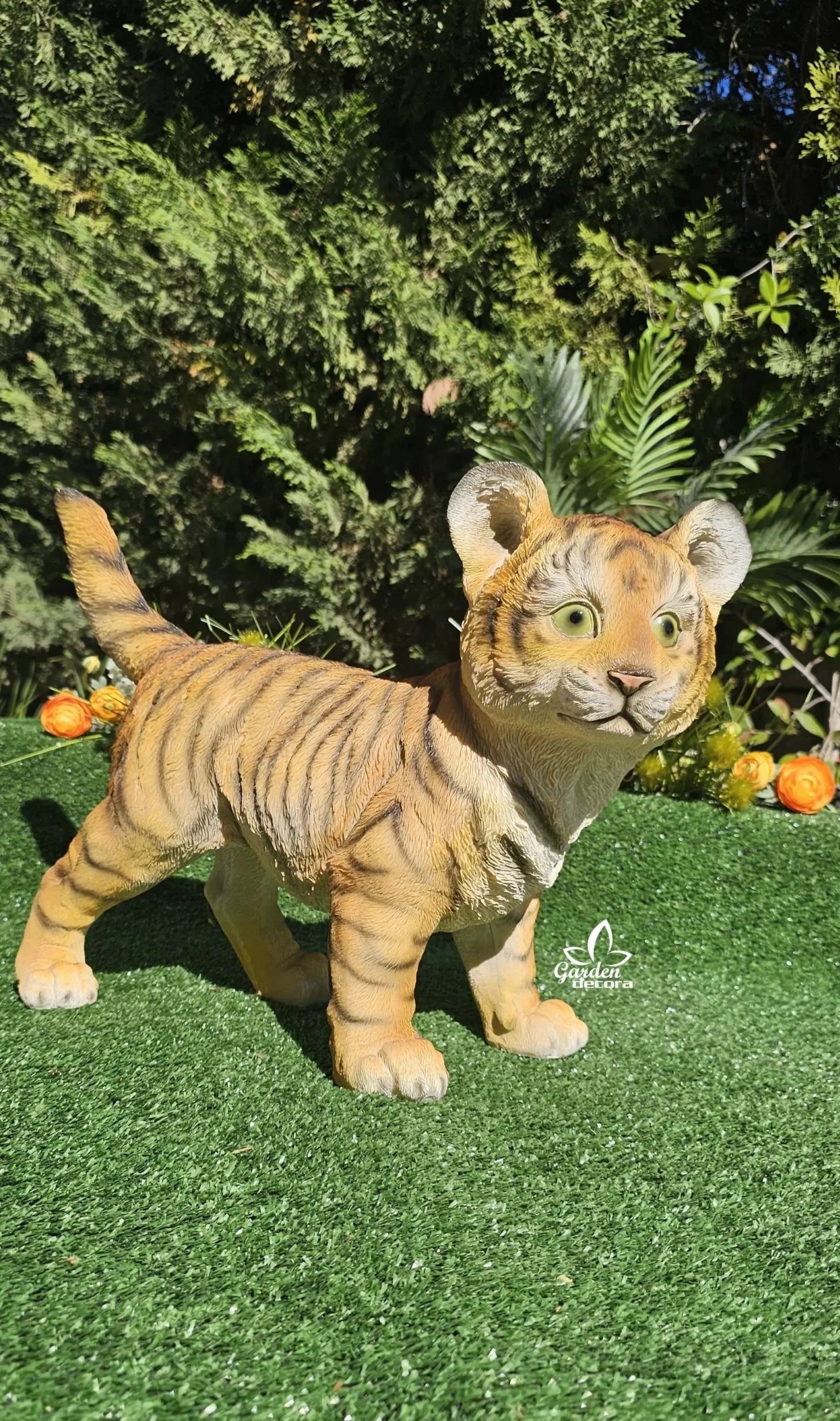 Tigre cachorro de Resina sintética
