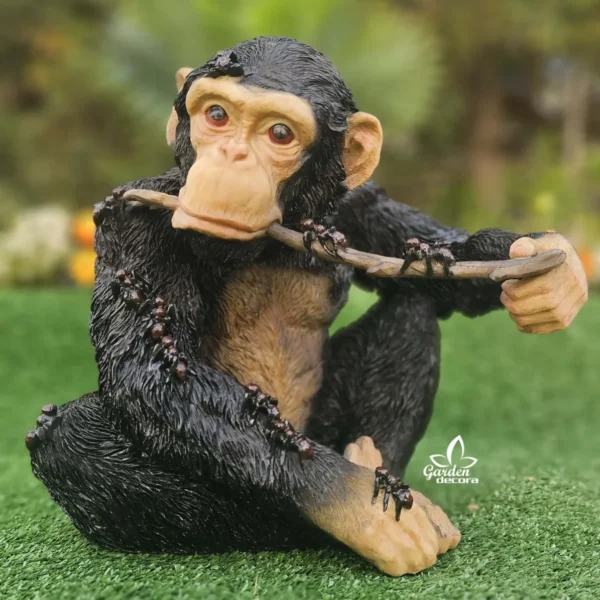 Chimpancé con Palo