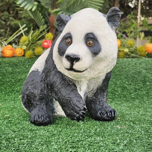 Tierno panda de resina