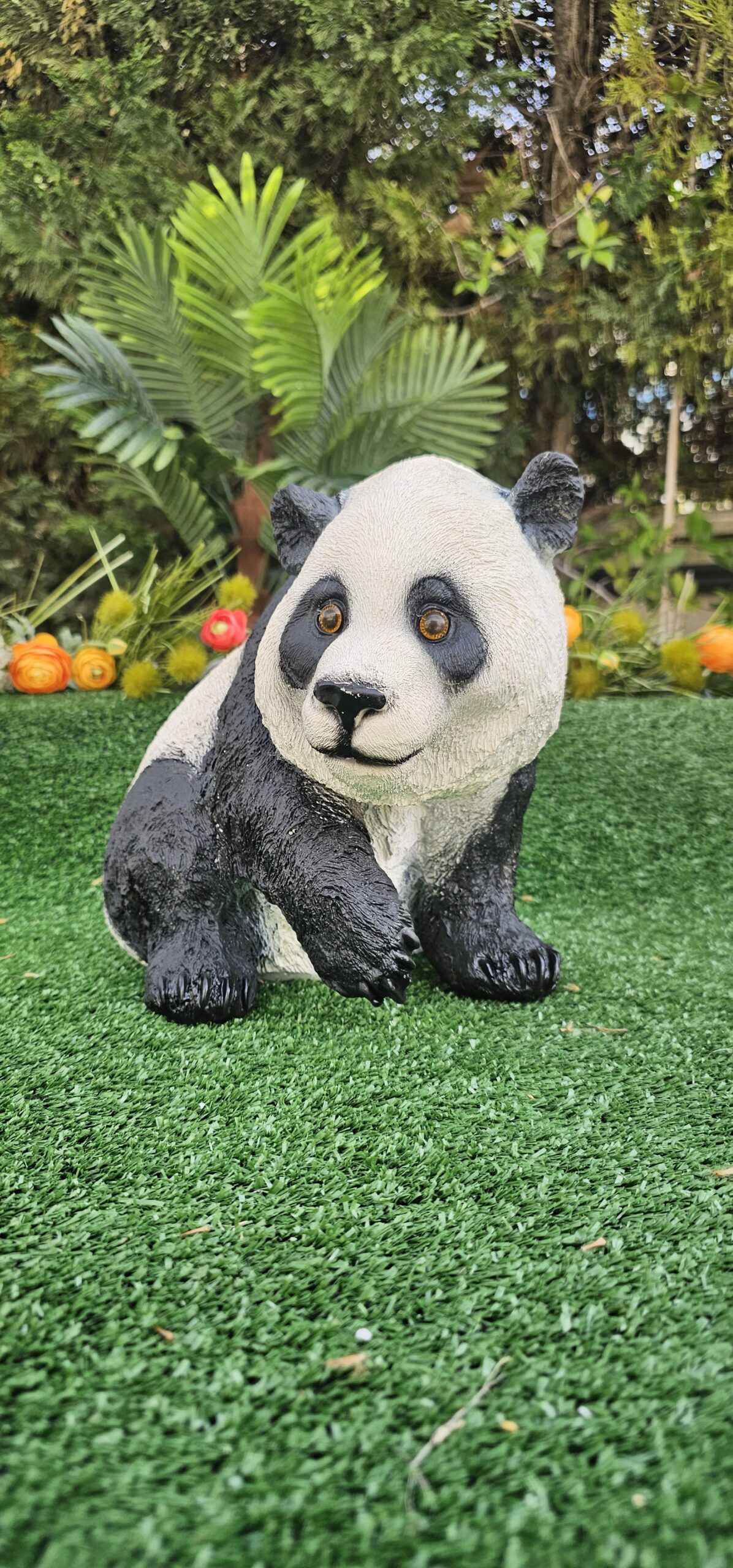 Tierno panda de resina