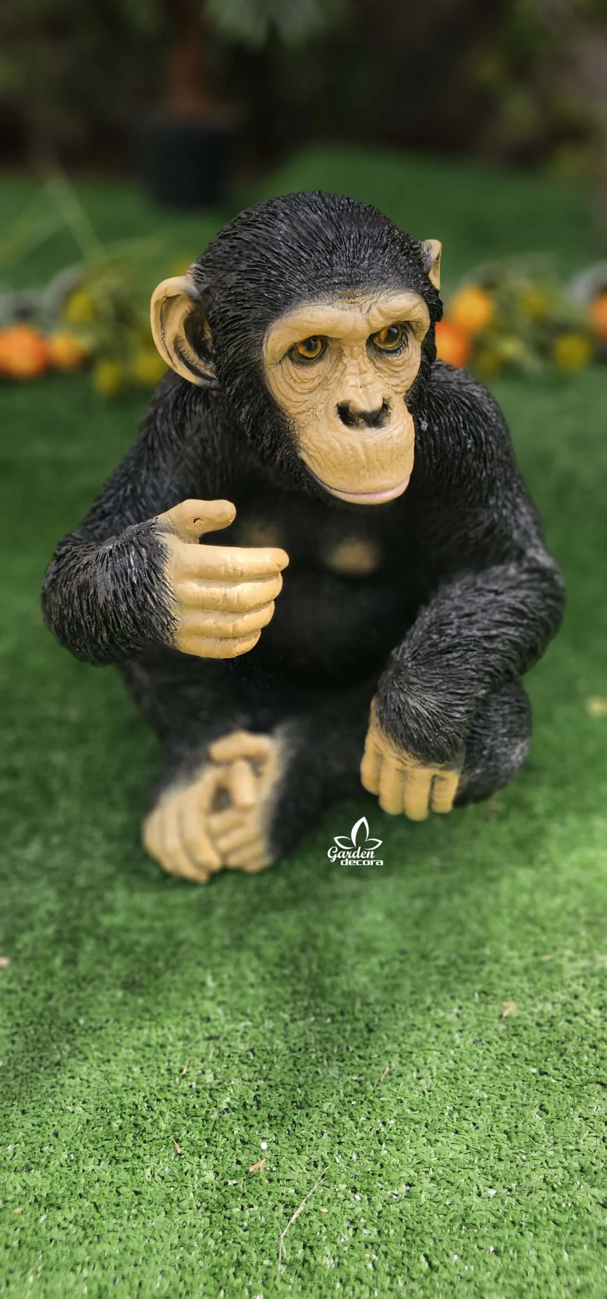 Chimpancé de piedra artificial - Imagen 5