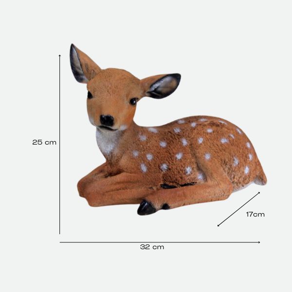 Ciervo acostado bambi - Imagen 5