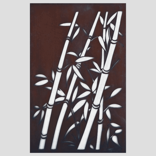 Panel de acero corten BambÃº