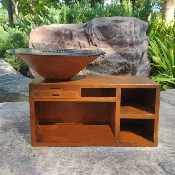 Barbacoa con plancha circular - Imagen 6