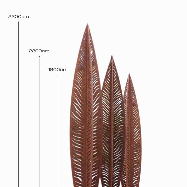 Escultura abstracta de Acero Corten - Imagen 3