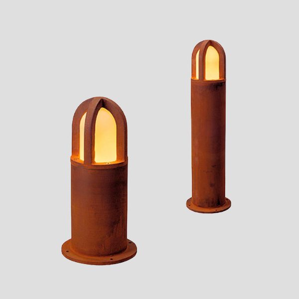 Bolardo LED de Acero Corten