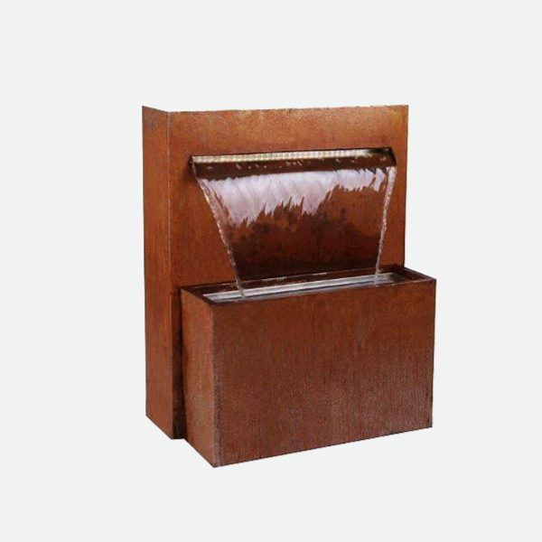 Fuente de agua Cascada rectangular