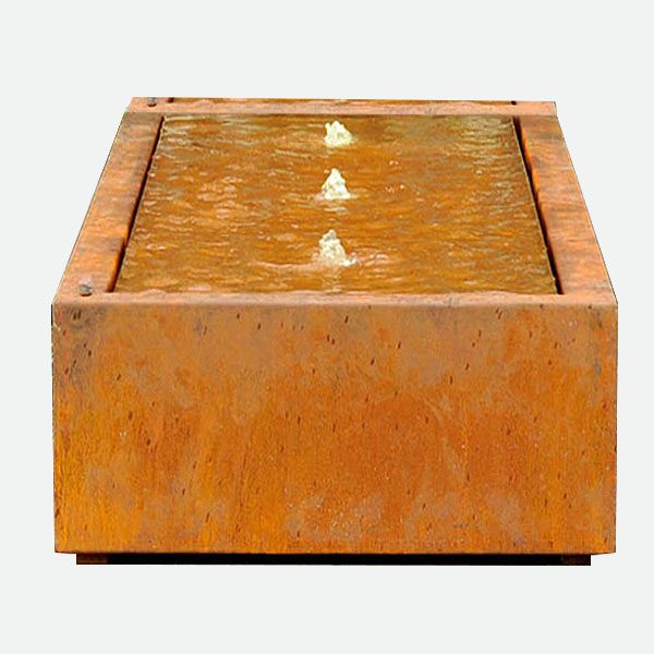 Fuente de agua estilo cuadrada mesa