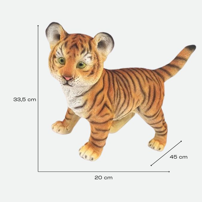 Tigre cachorro de Resina sintética - Imagen 5
