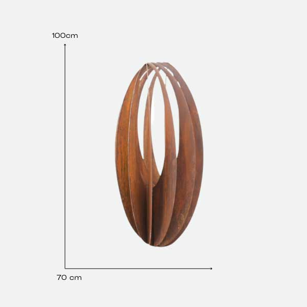 Escultura de Acero Corten para el jardín - Imagen 3