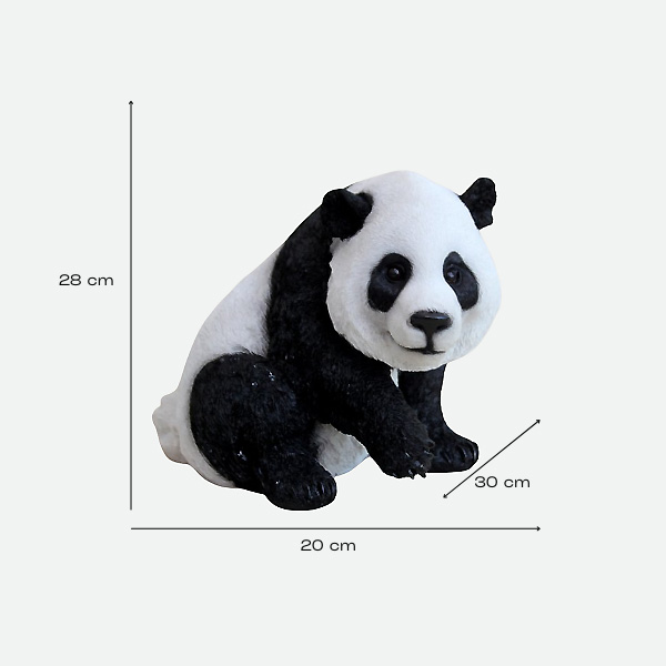 Tierno panda de resina - Imagen 5