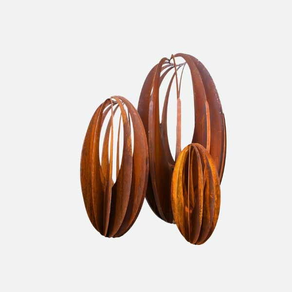 Escultura de Acero Corten para el jardín